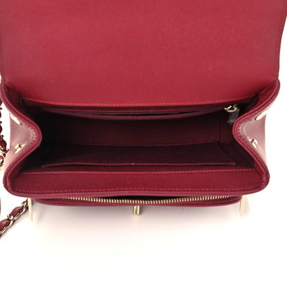 Chanel Caviar Quilted Small Business Affinity Flap Burgundy 5 of 11