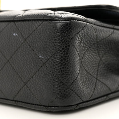 Chanel Caviar Quilted Medium Double Flap Black 10 of 14