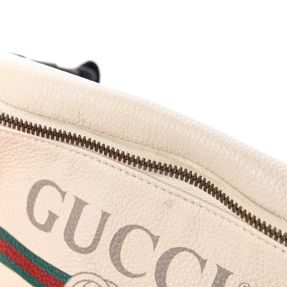 Gucci Grained Calfskin Small Logo Belt Bag White 11 of 11