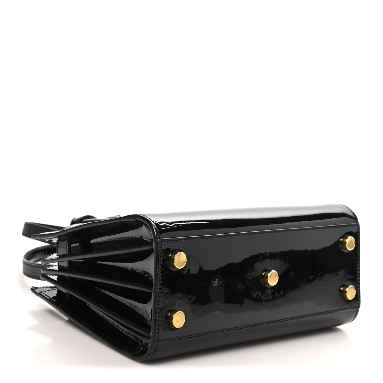 Saint Laurent Patent Nano Sac de Jour Black Black 4 of 10