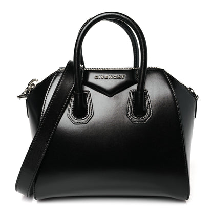 Givenchy Shiny Lord Calfskin Mini Antigona Black 1 of 10