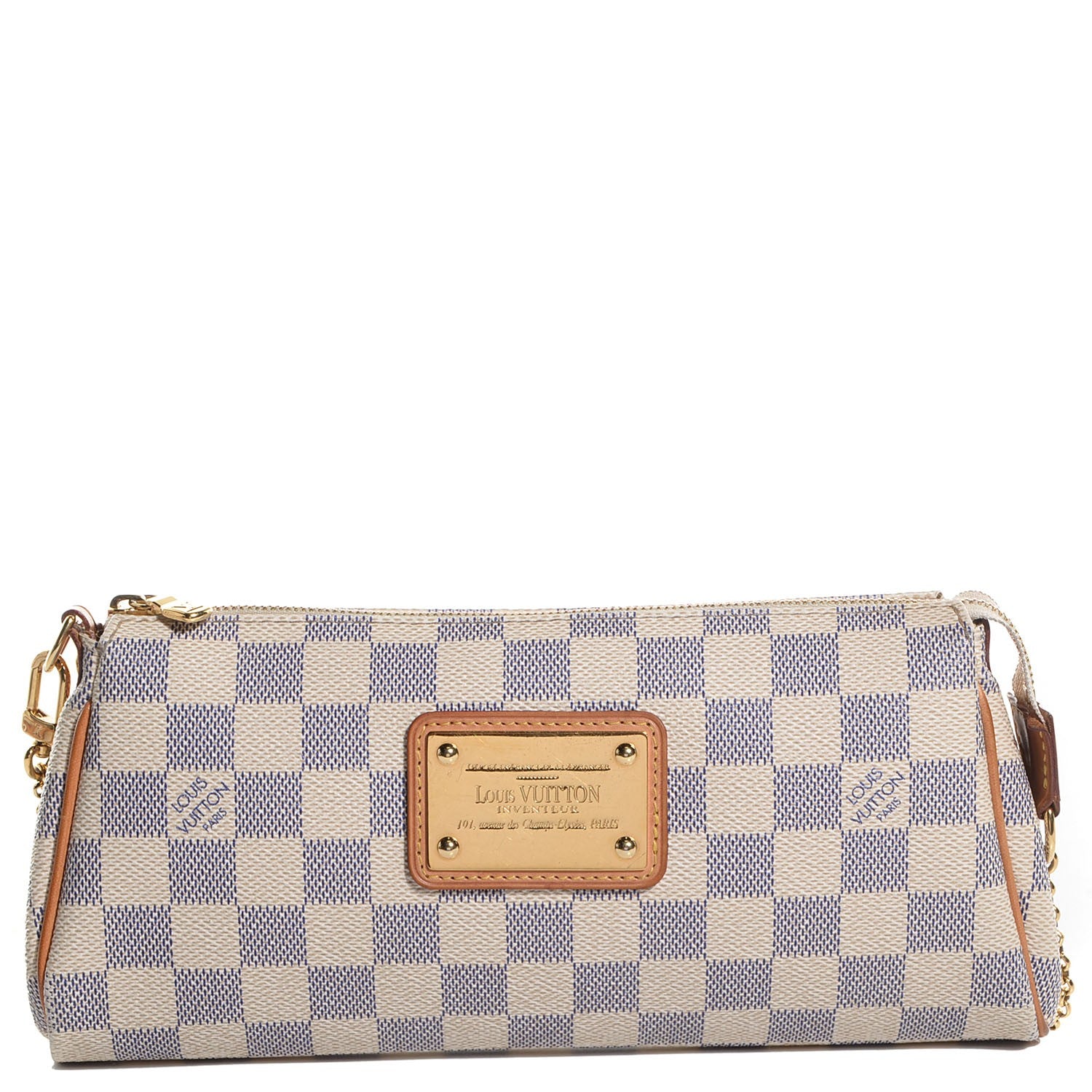 Louis Vuitton Damier Azur Eva Clutch 1 of 8