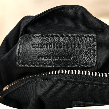 Saint Laurent Lambskin Quilted Toy Loulou Puffer Monogram Chain Satchel Blanc Vintage 7 of 12