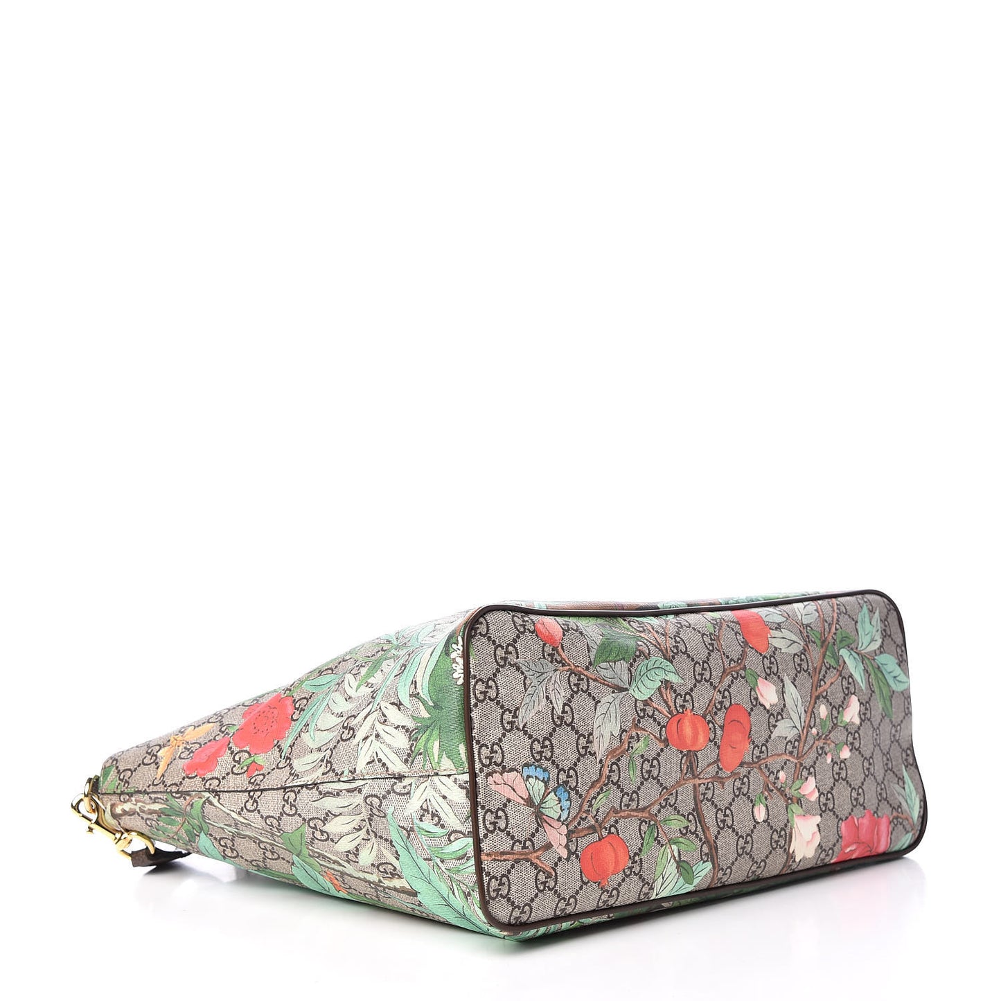 Soft GG Supreme Monogram Tian Medium Crossbody Tote Beige Multicolor New Acero