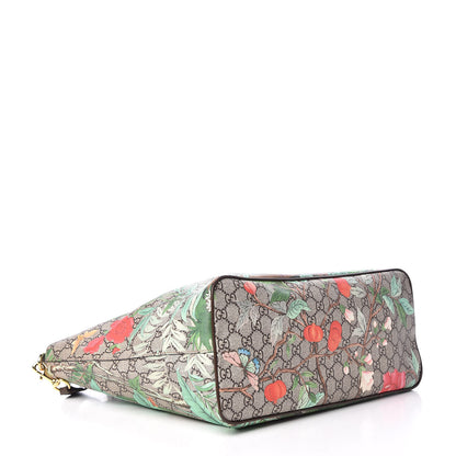 Gucci Soft GG Supreme Monogram Tian Medium Crossbody Tote Beige Multicolor New Acero 4 of 11