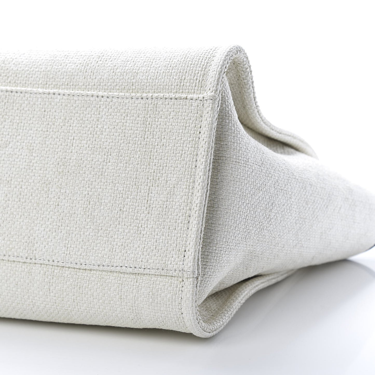 Canvas Medium Deauville Tote White