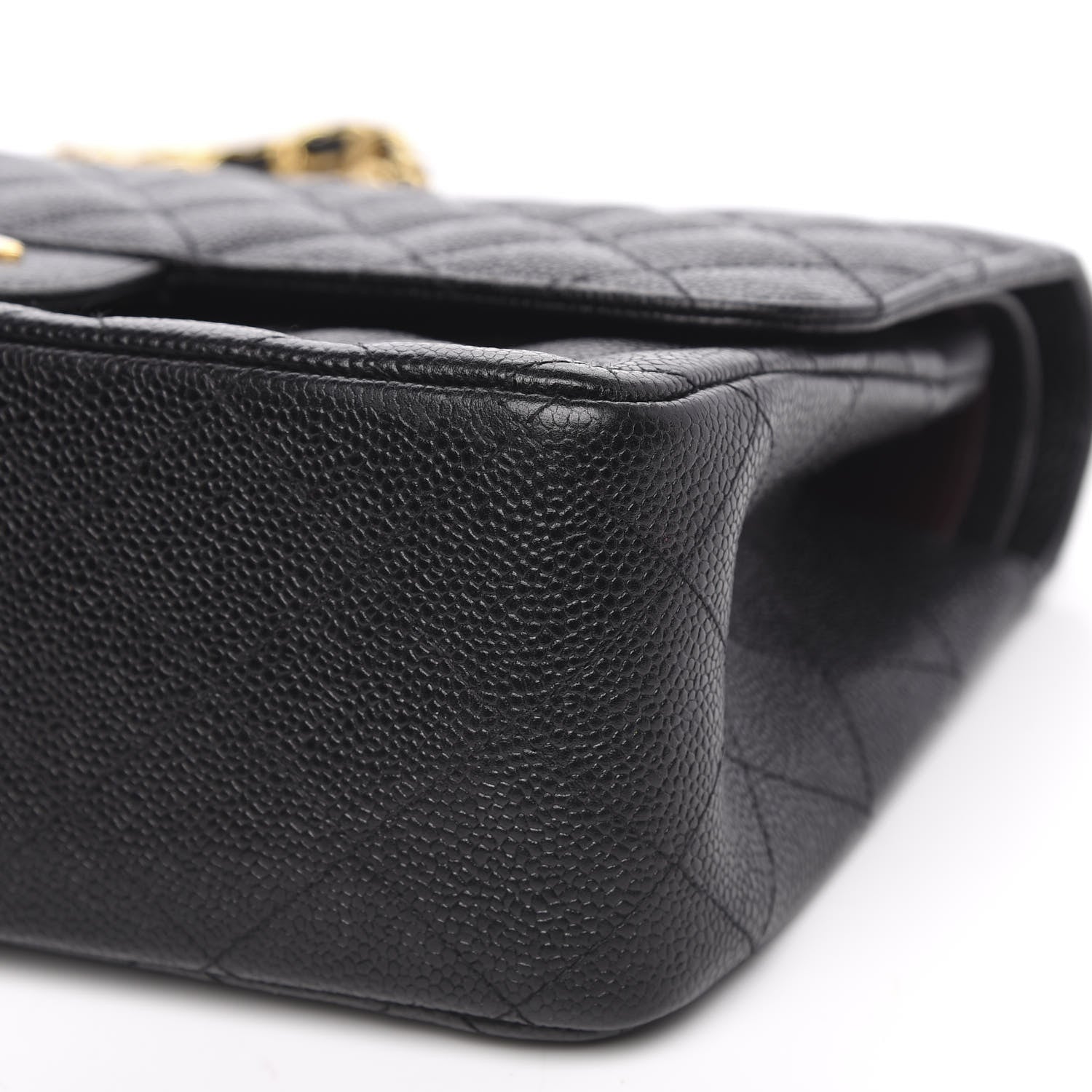 Chanel Caviar Quilted Jumbo Double Flap Black 10 of 14