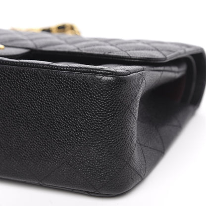 Chanel Caviar Quilted Jumbo Double Flap Black 10 of 14