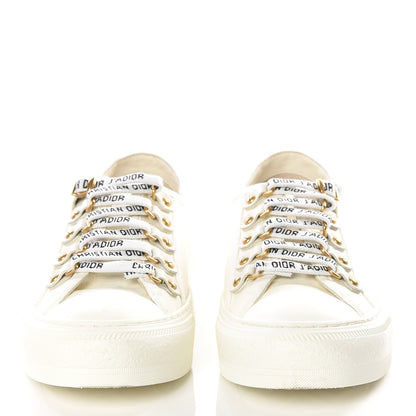 Christian Dior Canvas Walk'n Dior Low Top Sneakers 36 White 3 of 10