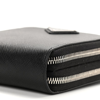 Prada Saffiano Phone Crossbody Pouch Black 9 of 9