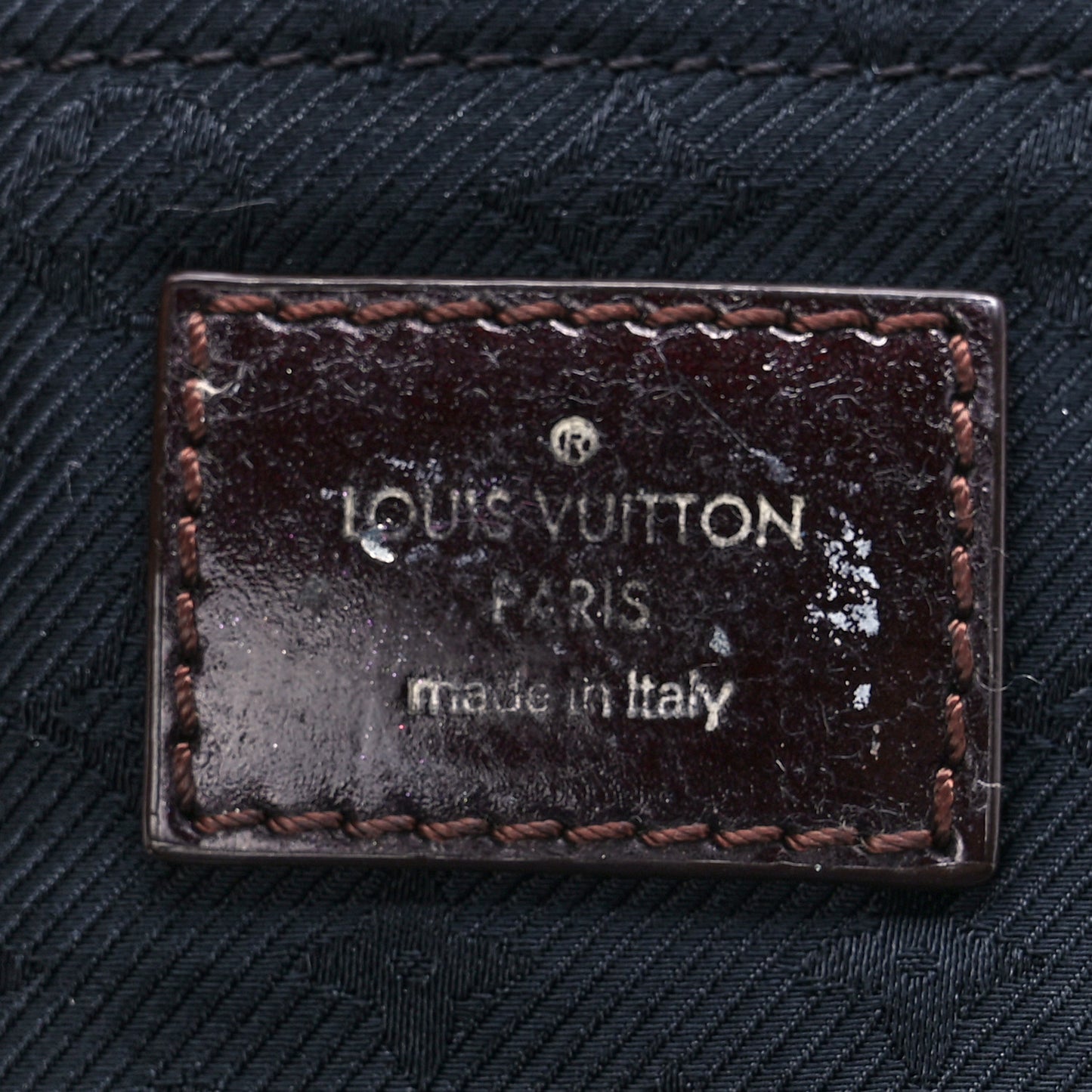 Nylon Quilted Pochette Devi MM Purple