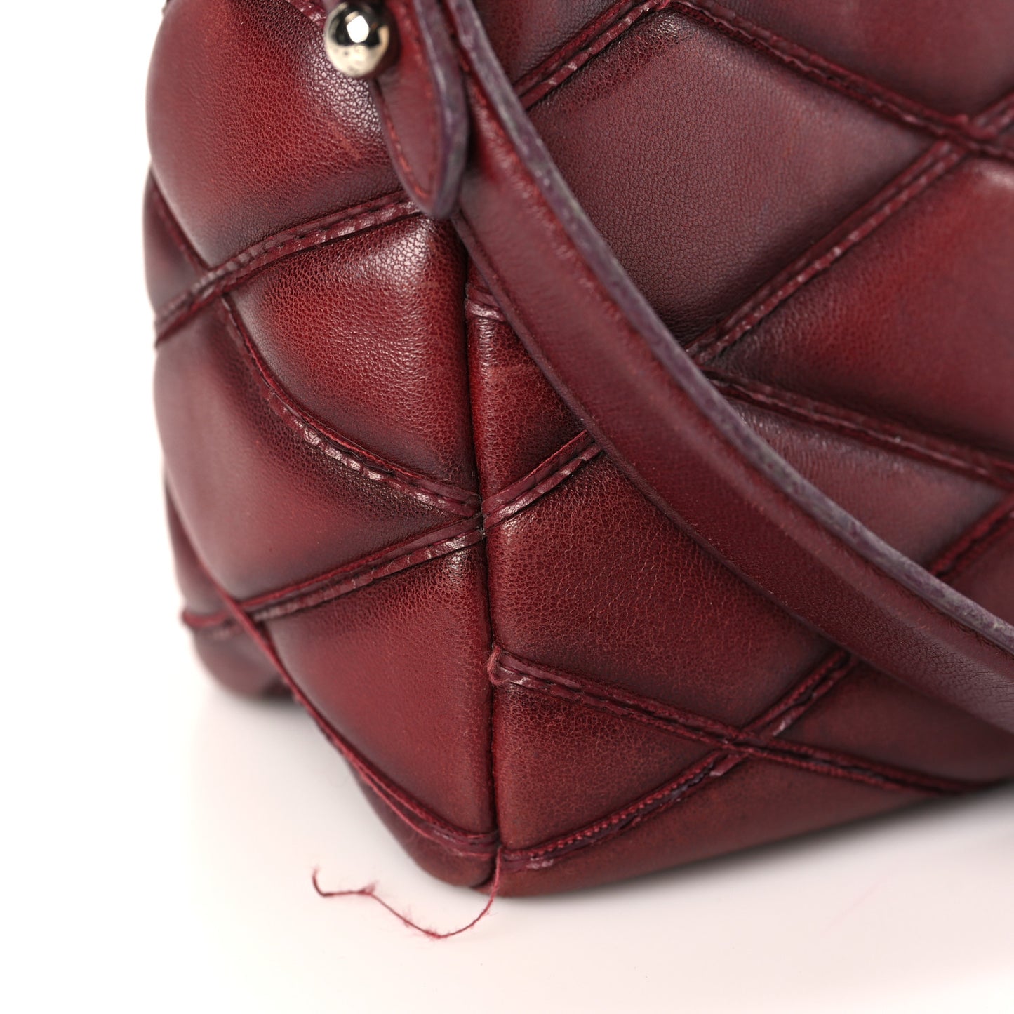 Lambskin Malletage GO-14 PM Bordeaux