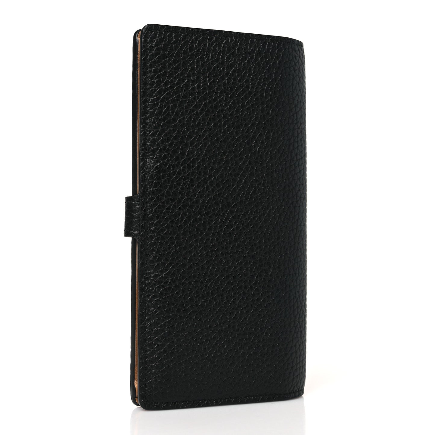 Taurillon LV Vertical Capucines Wallet Black Arizona