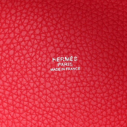 Hermes Taurillon Clemence Picotin Lock 22 MM Rose Mexico 6 of 11