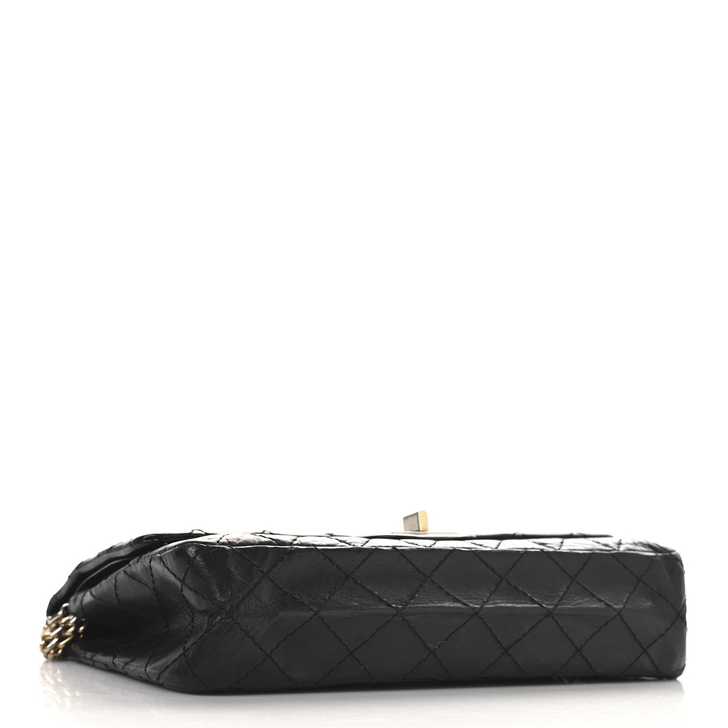 Chanel Aged Calfskin Quilted 2.55 Reissue 225 Flap Black 5 of 14