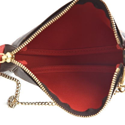 Louis Vuitton Monogram 2018 Christmas Animation Mini Cats Pochette Accessories 5 of 8