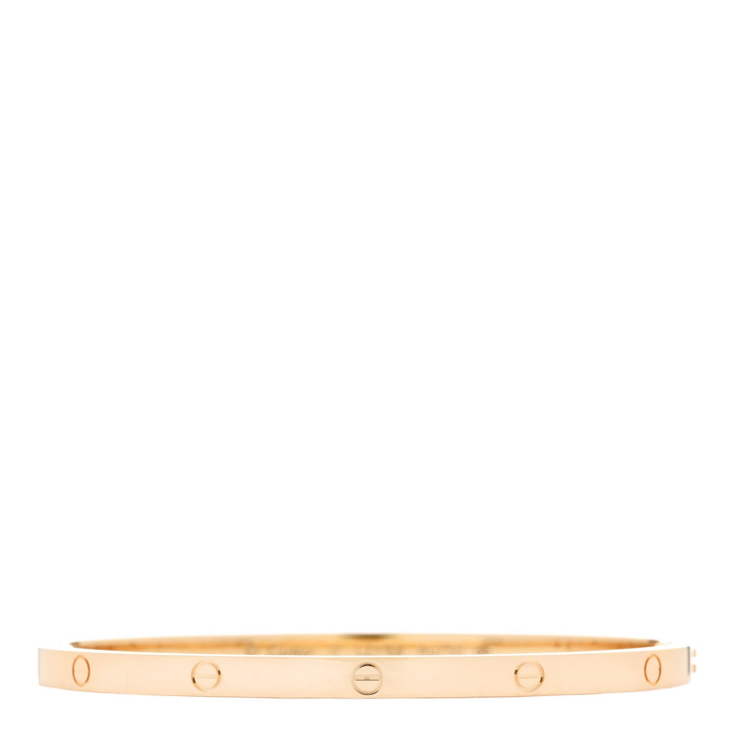 Cartier 18K Yellow Gold Small LOVE Bracelet 17 1 of 5
