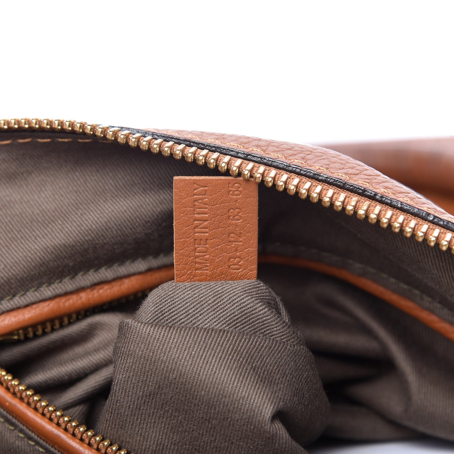 Calfskin Medium Marcie Satchel Tan