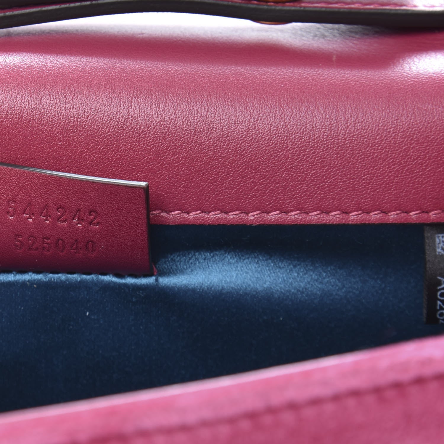 Gucci Velvet Crystal Square G Shoulder Bag Light Raspberry Rose 7 of 11