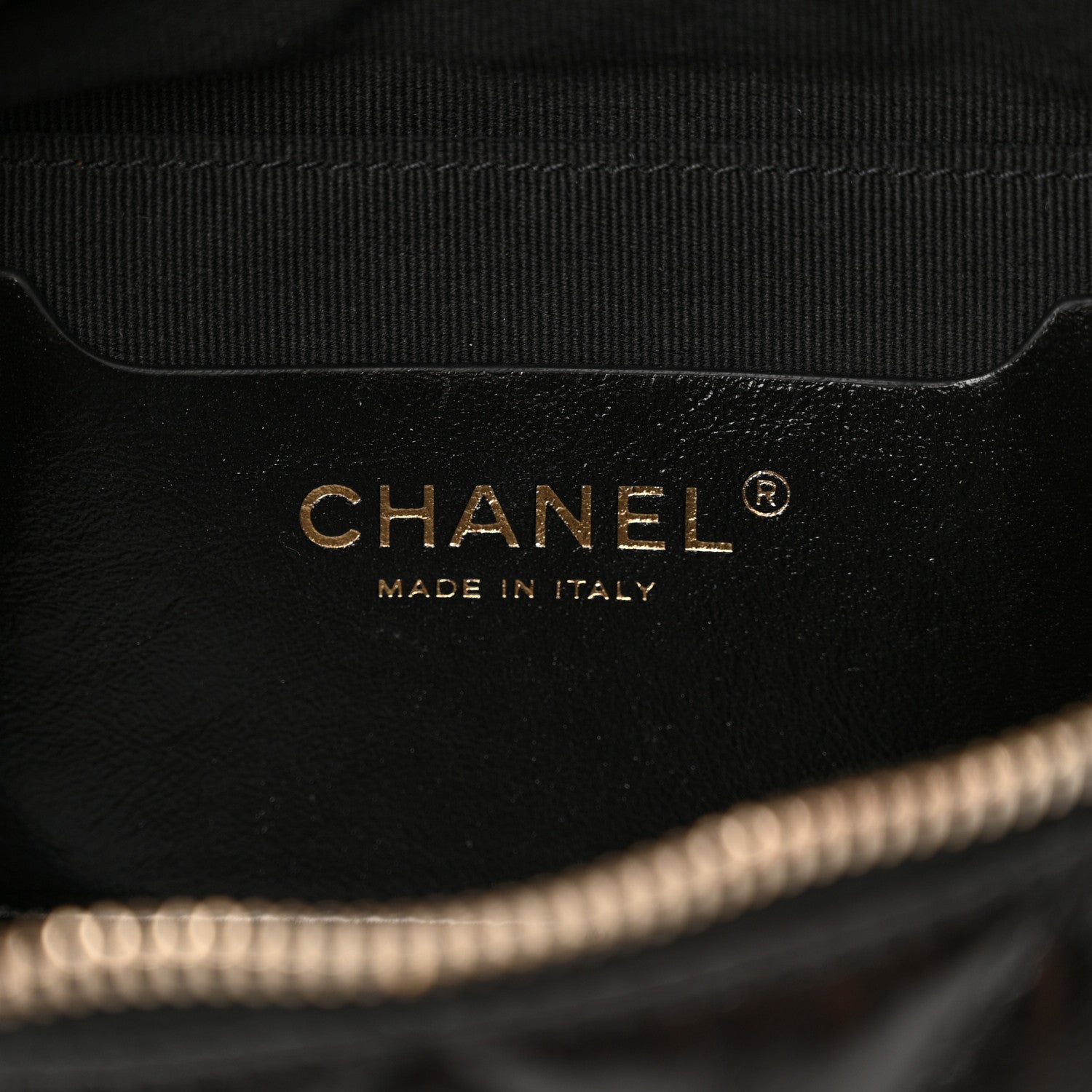 Chanel Shiny Aged Calfskin Quilted Utility Waist Belt Bag Black 6 of 11