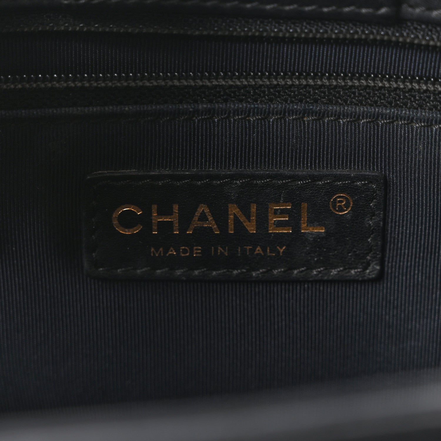 Chanel Calfskin Cerf Executive Shopper Tote Black 12 of 21