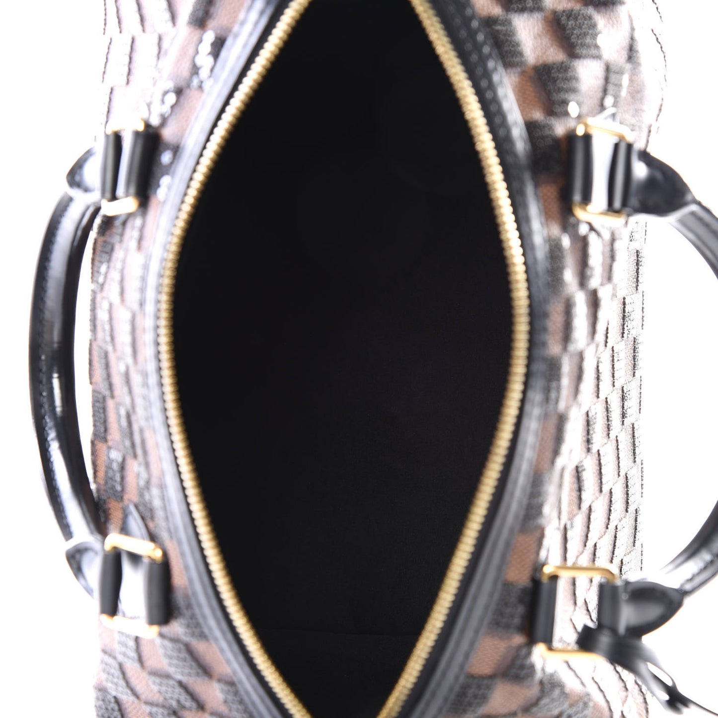Damier Paillettes Speedy 30 Black