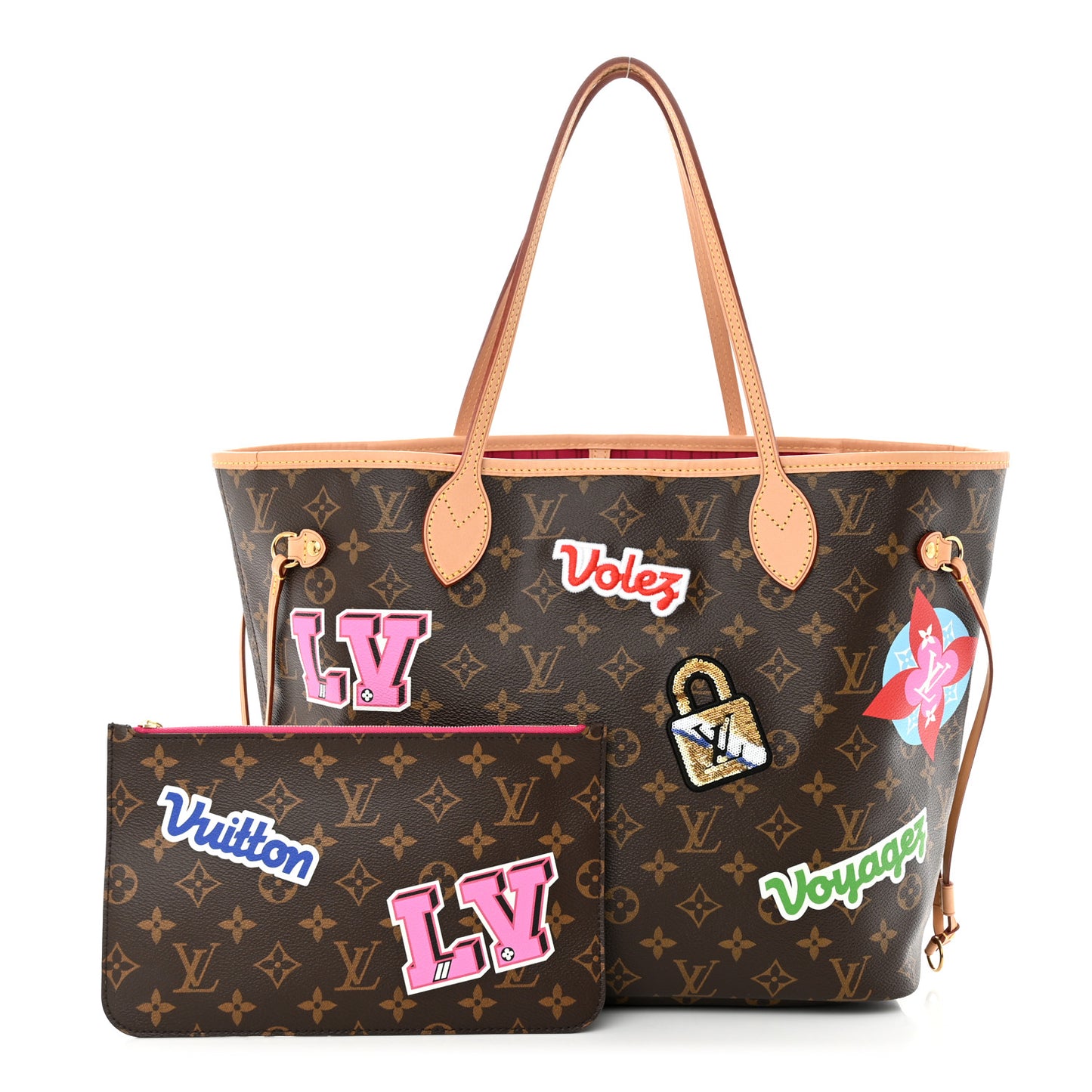 Monogram Travel Stickers Neverfull MM