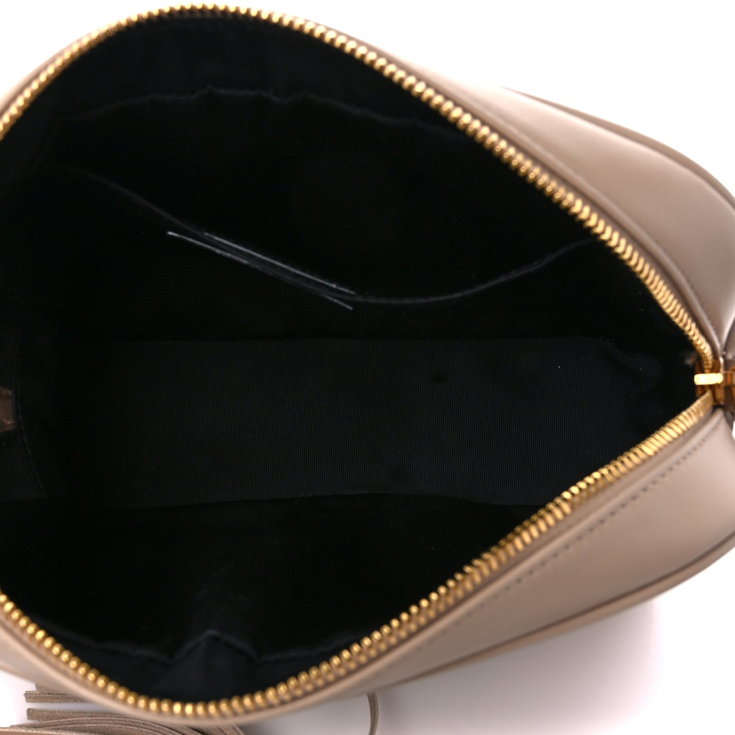 Calfskin Matelasse Monogram Lou Camera Bag Dark Beige