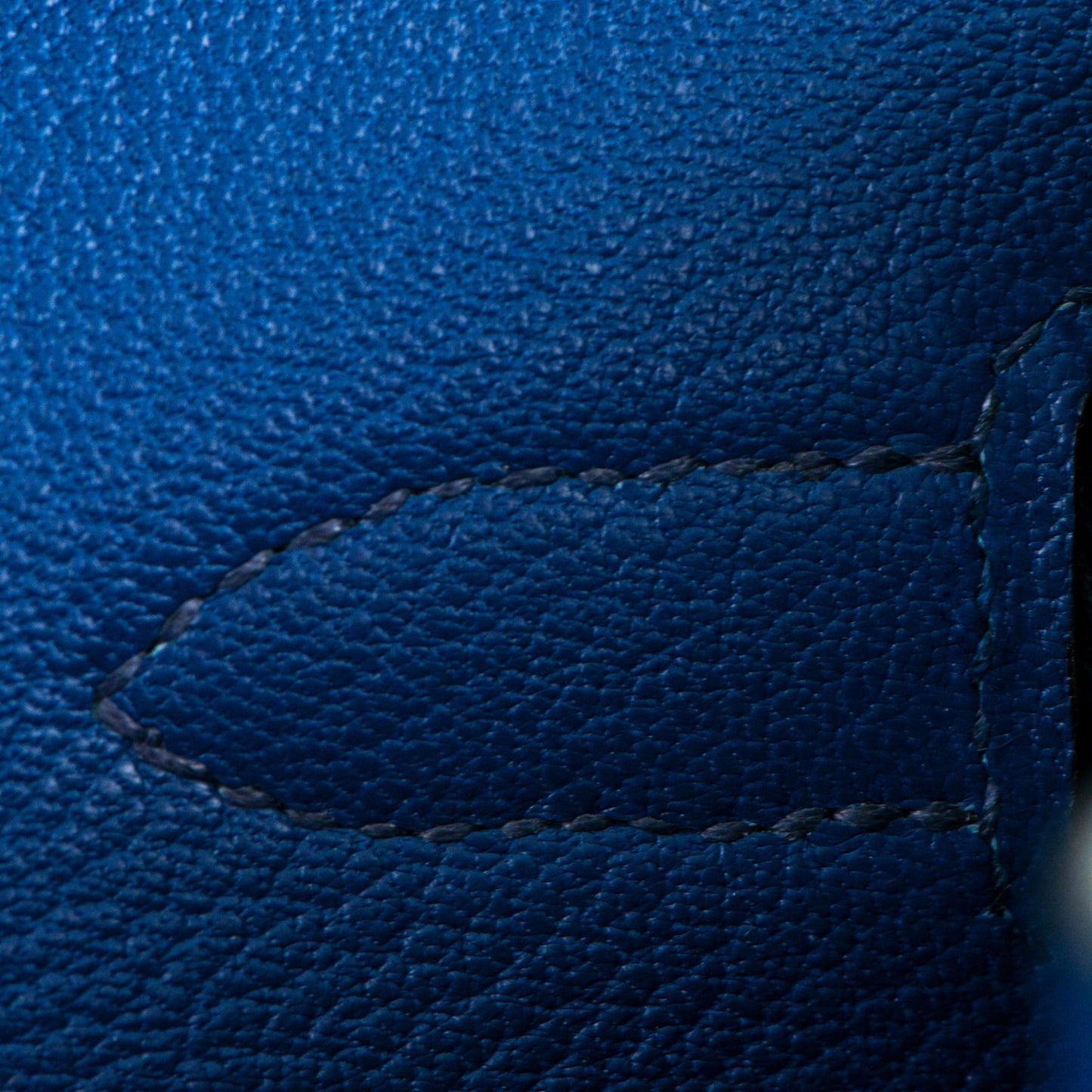 Taurillon Clemence Birkin 35 Bleu Saphir