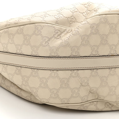 Gucci Guccissima Large GG Twins Hobo Off White 9 of 12