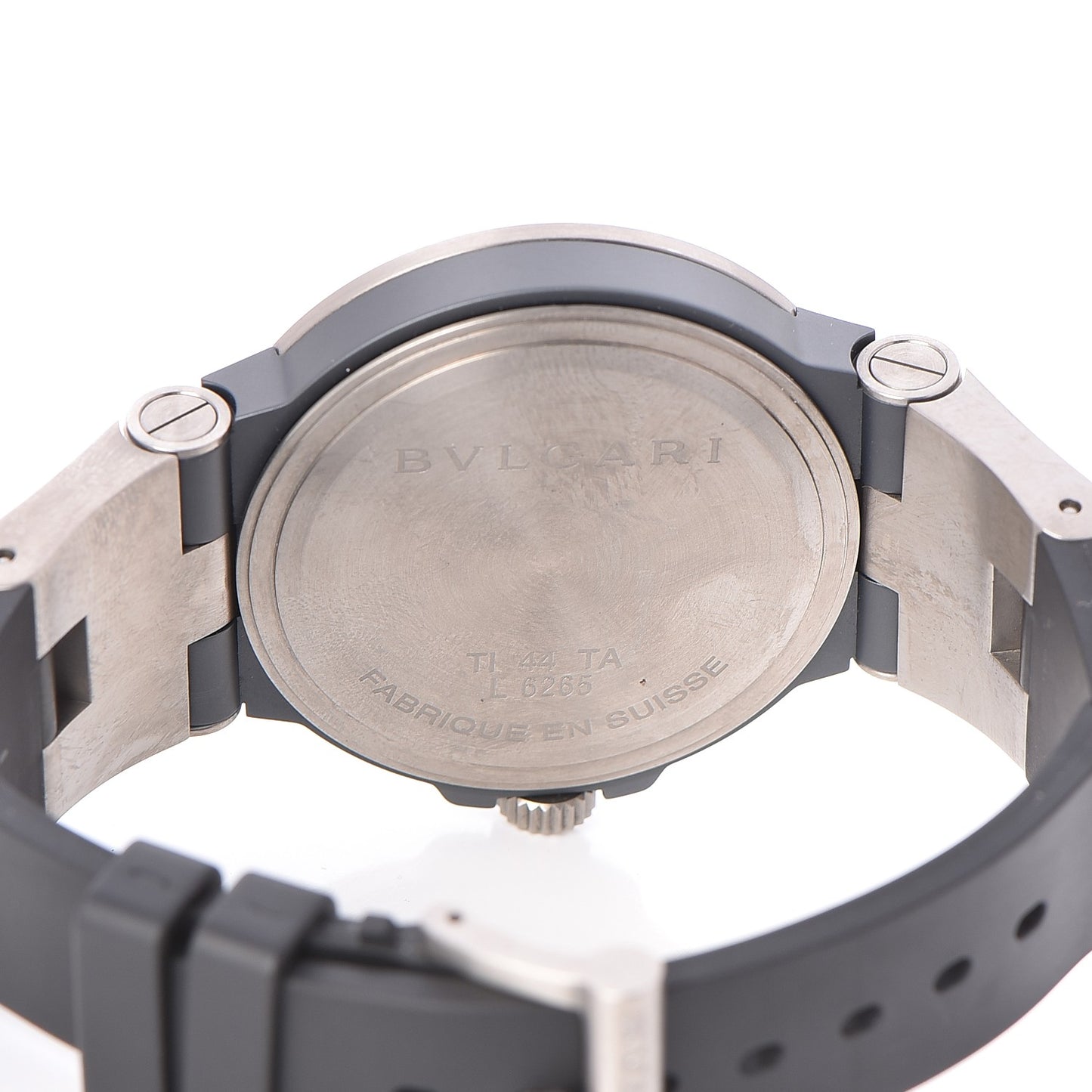 Titanium Rubber 44mm Diagono Automatic Watch Black