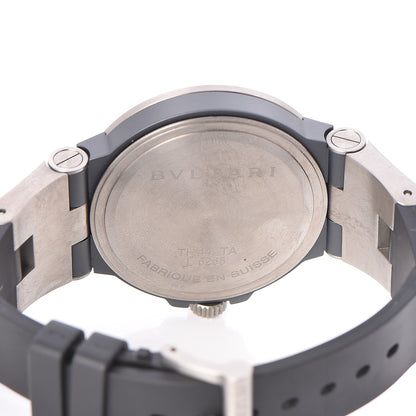 Bulgari Titanium Rubber 44mm Diagono Automatic Watch Black 4 of 6