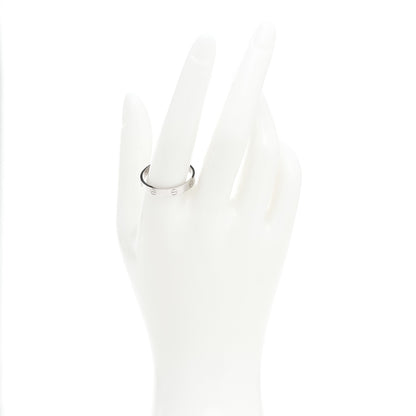 Cartier 18K White Gold 3.5mm LOVE Wedding Band Ring 64 10.75 2 of 6