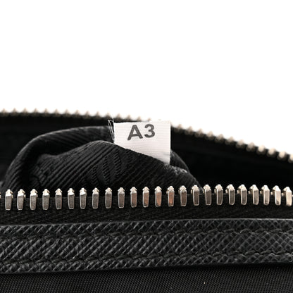 Prada Nylon Saffiano Re-Edition 2005 Top Handle Crossbody Bag Black 11 of 13