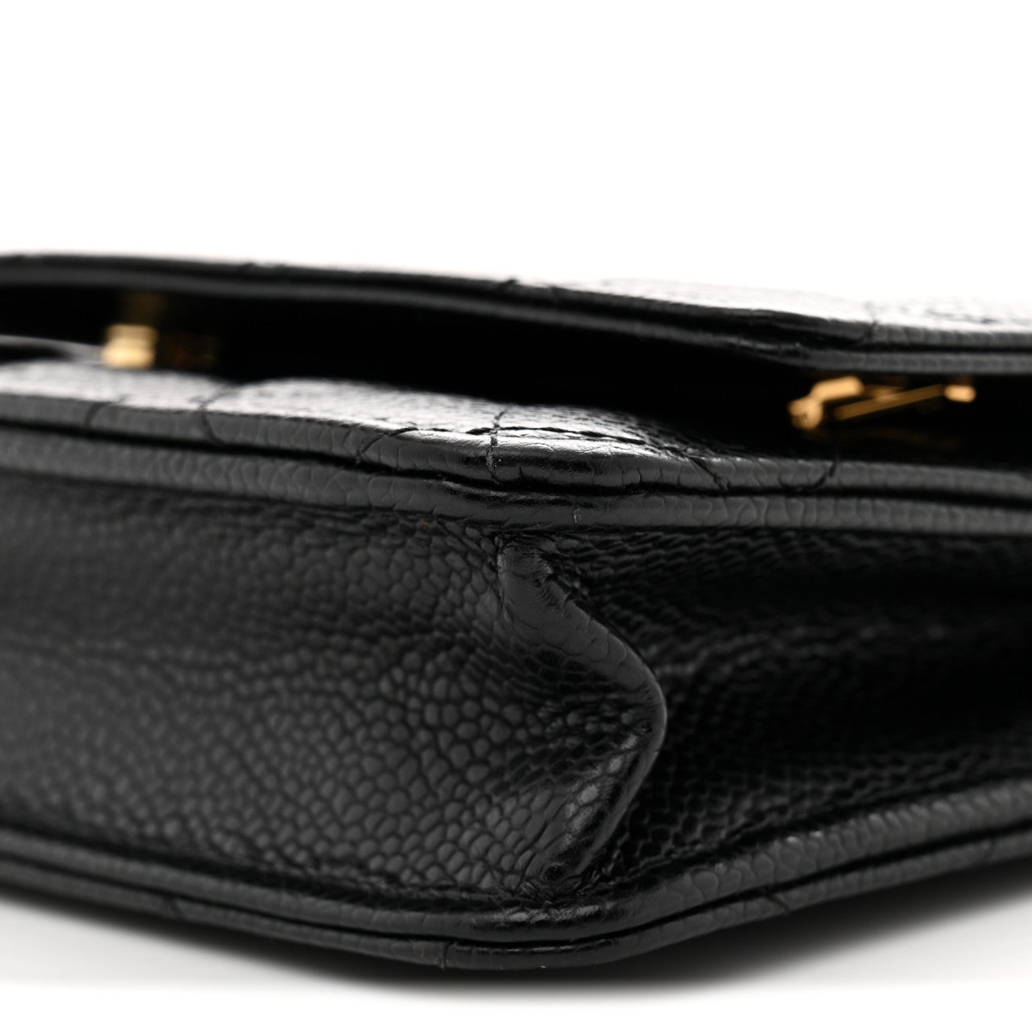 Chanel Caviar Quilted Wallet on Chain WOC Black 10 of 11
