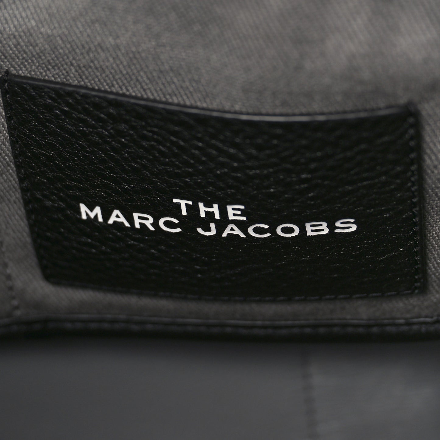 Grained Calfskin Large The Tote Bag Black