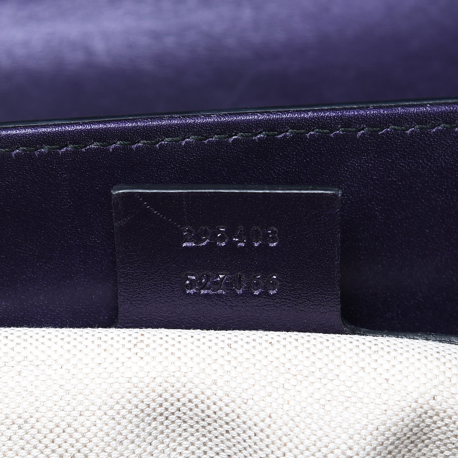 Gucci Shine Guccissima Large Emily Chain Shoulder Bag Melanzana 7 of 11