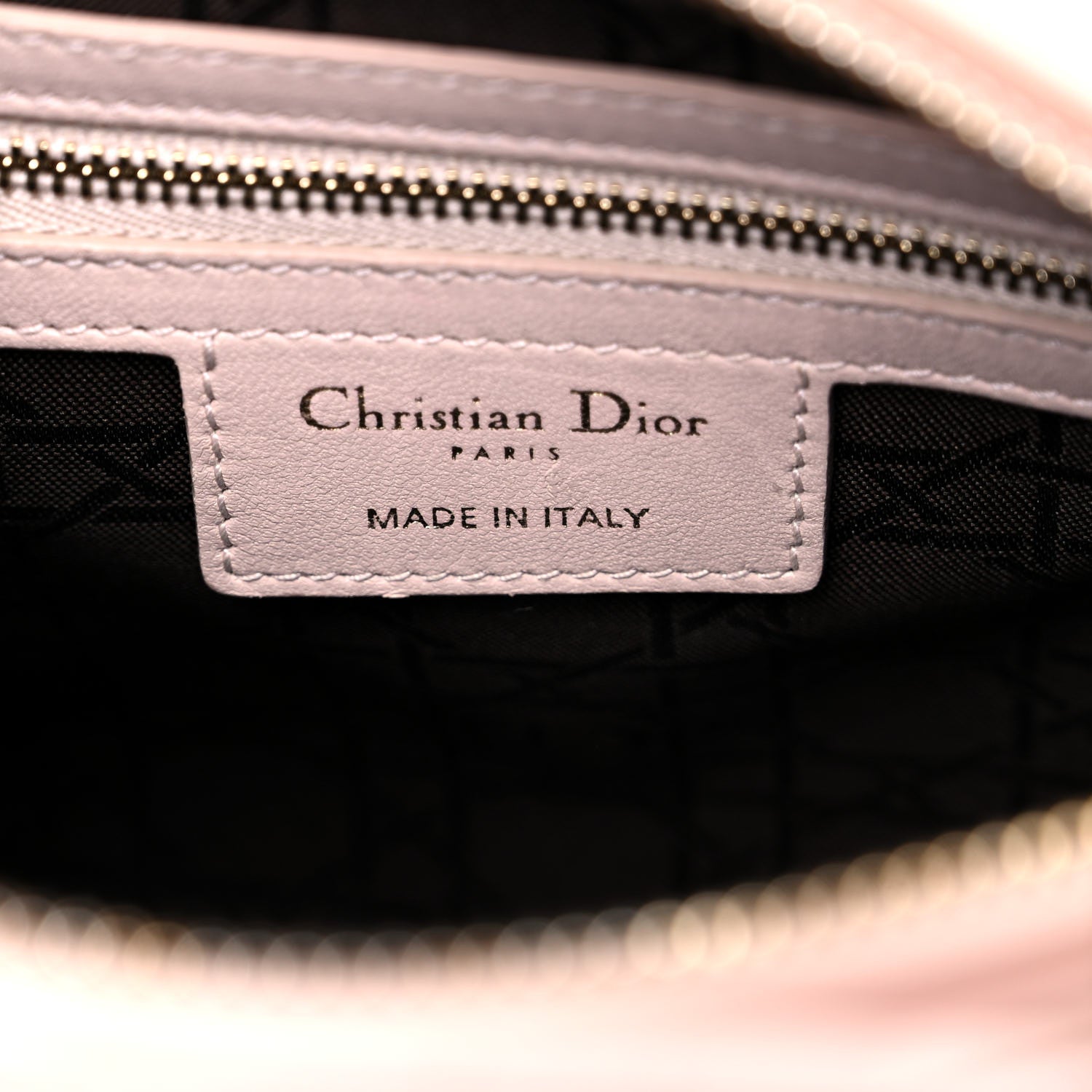 Christian Dior Lambskin Cannage Medium Lady Dior Light Pink 14 of 15