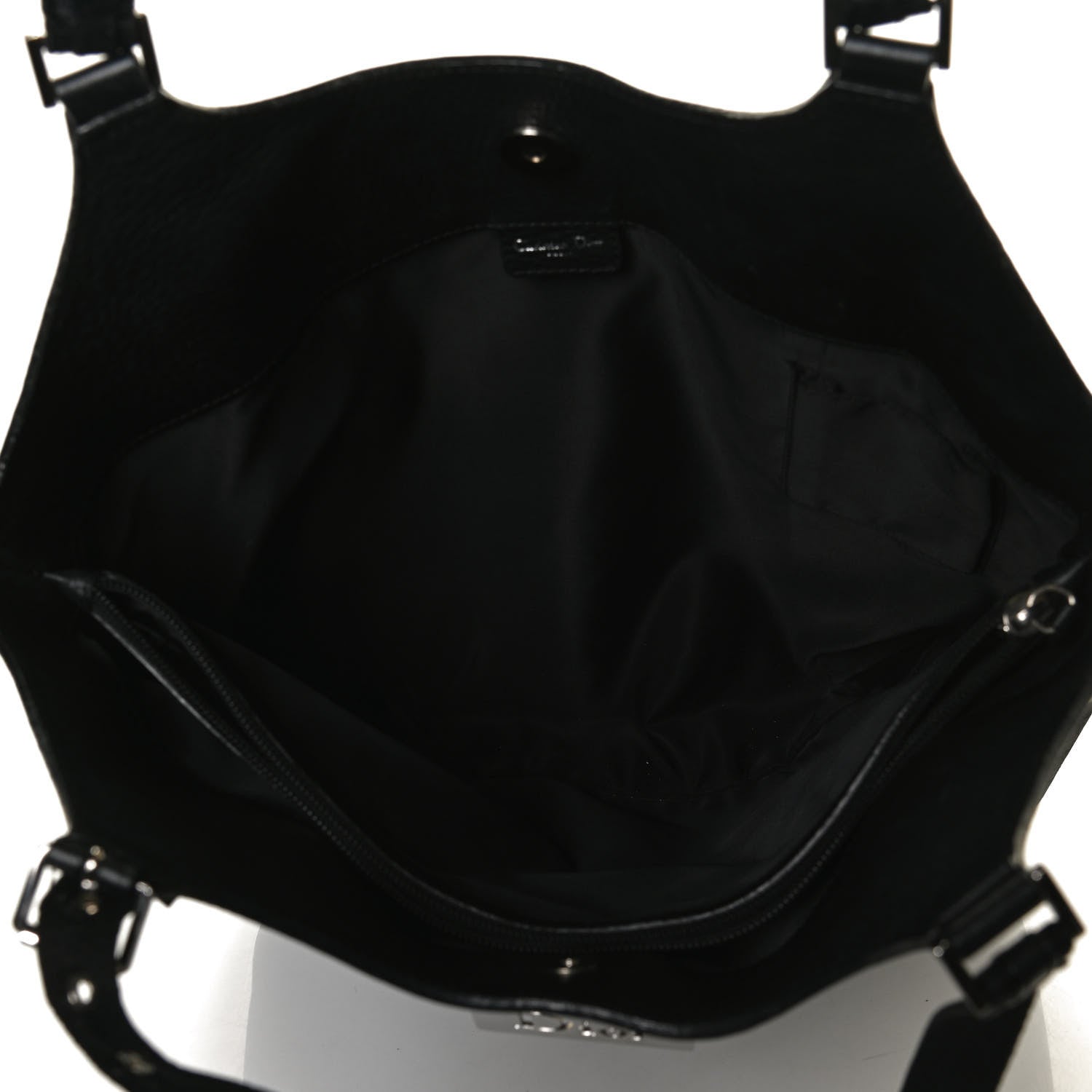Christian Dior Monogram Vintage Flowers Dome Bag Black 5 of 14