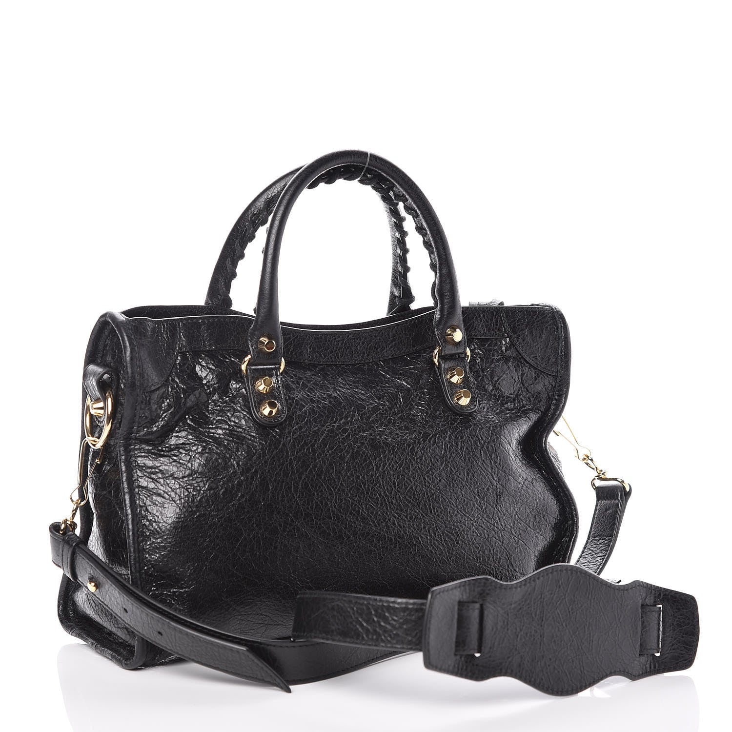 Balenciaga Agneau Classic Gold Hardware S City Black 3 of 9
