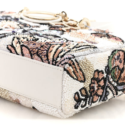 Christian Dior Calfskin Sequin Embroidered Butterfly Lady D-Joy Multicolor 10 of 10