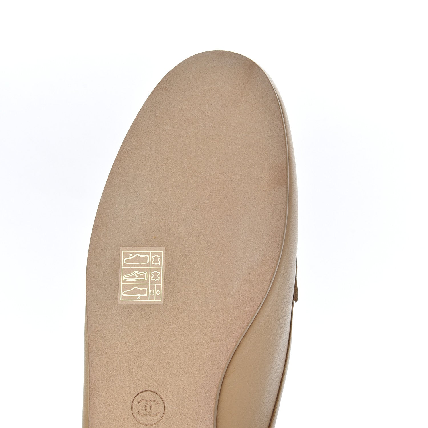 Chanel Lambskin Pearl CC Mules 40.5 Beige 10 of 14