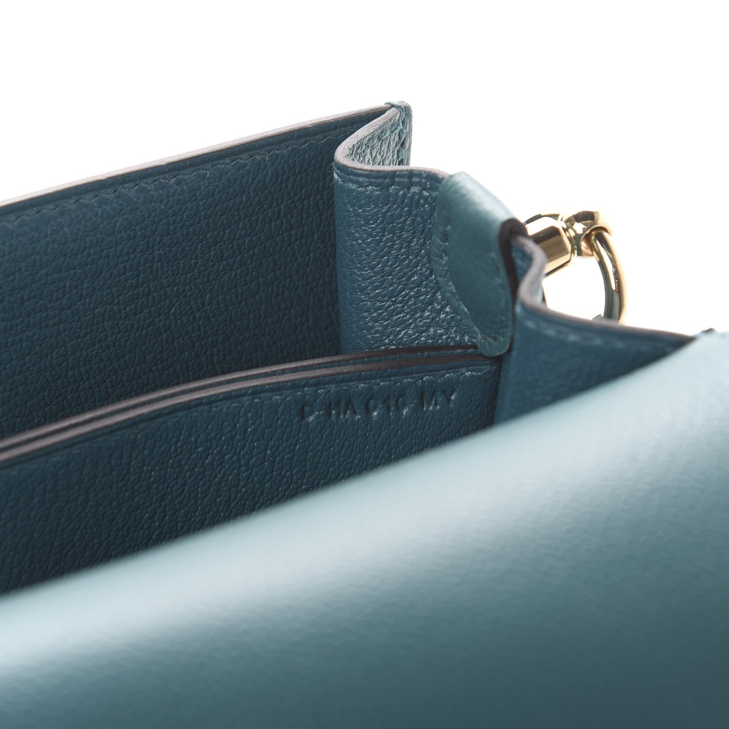 Hermes Evercolor Mini Sac Roulis Vert Bosphore 9 of 11