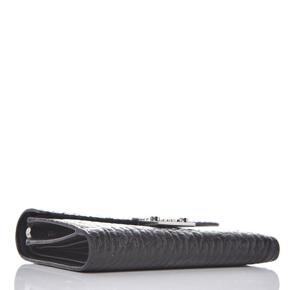 MCM Visetos Compact Wallet Black 4 of 9