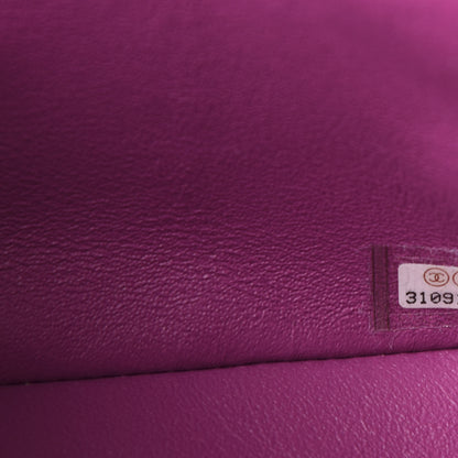 Chanel Lambskin Quilted Mini Rectangular Flap Blue Purple 7 of 12