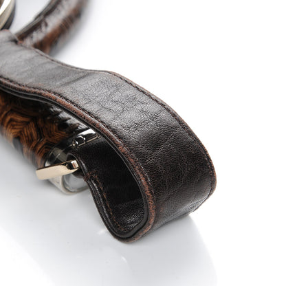 Fendi Zucca Nappa Nuvolata Vitello Tortuga Spy Tobacco Moro 8 of 8