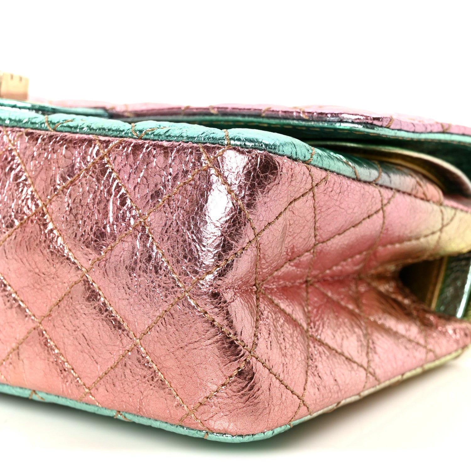 Chanel Metallic Goatskin Quilted 2.55 Reissue 225 Flap Multicolor 10 of 10
