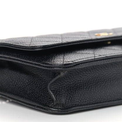 Chanel Caviar Quilted Wallet On Chain WOC Black 8 of 11