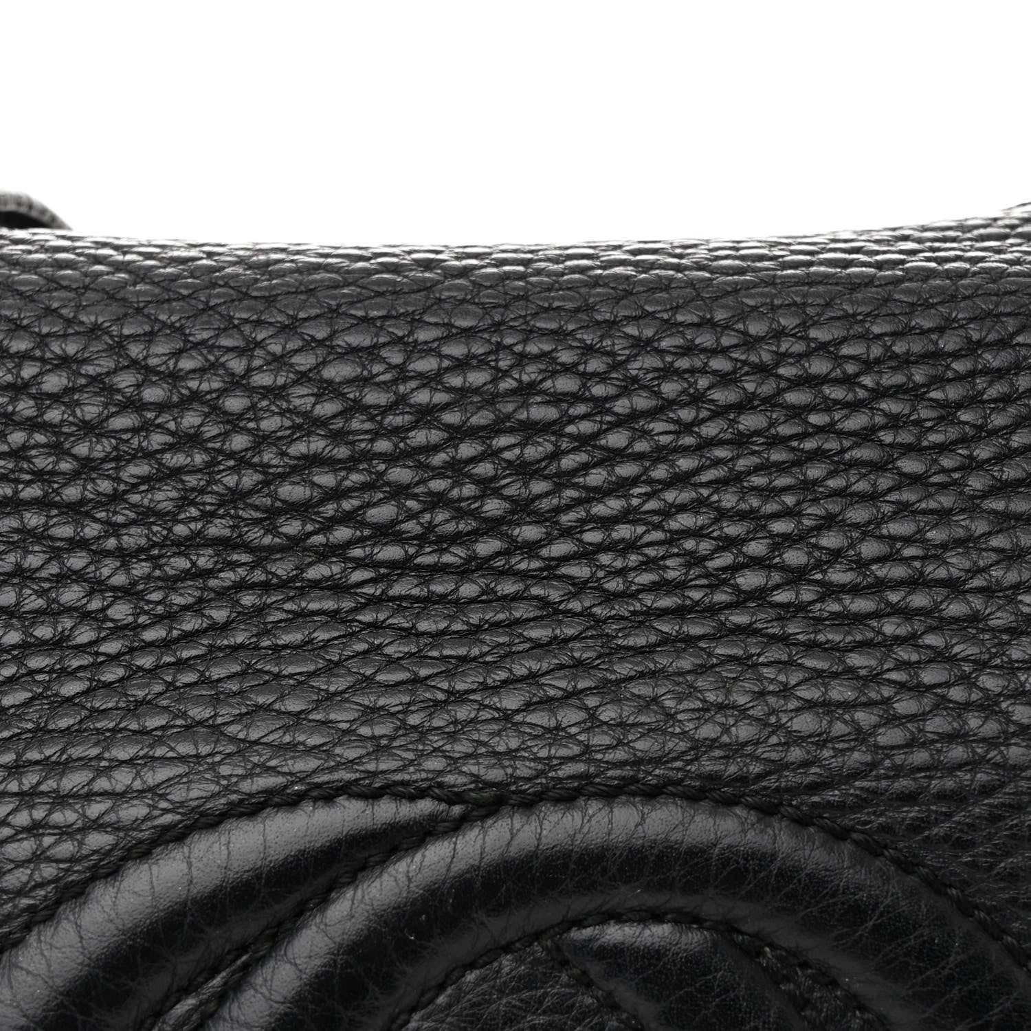 Gucci Pebbled Calfskin Small Soho Hobo Black 8 of 12