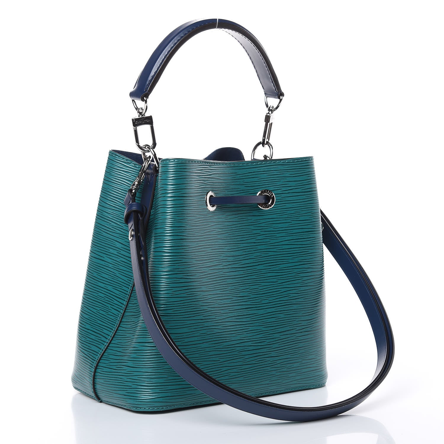 Louis Vuitton Epi Neonoe BB Emerald Green Indigo 3 of 11